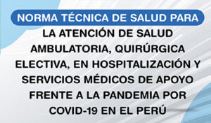 Norma Técnica de Salud para la atención ambulatoria efectiva en hospitalización y servicios médicos de apoyo frente a la pandemia por covid19 en el Perú
